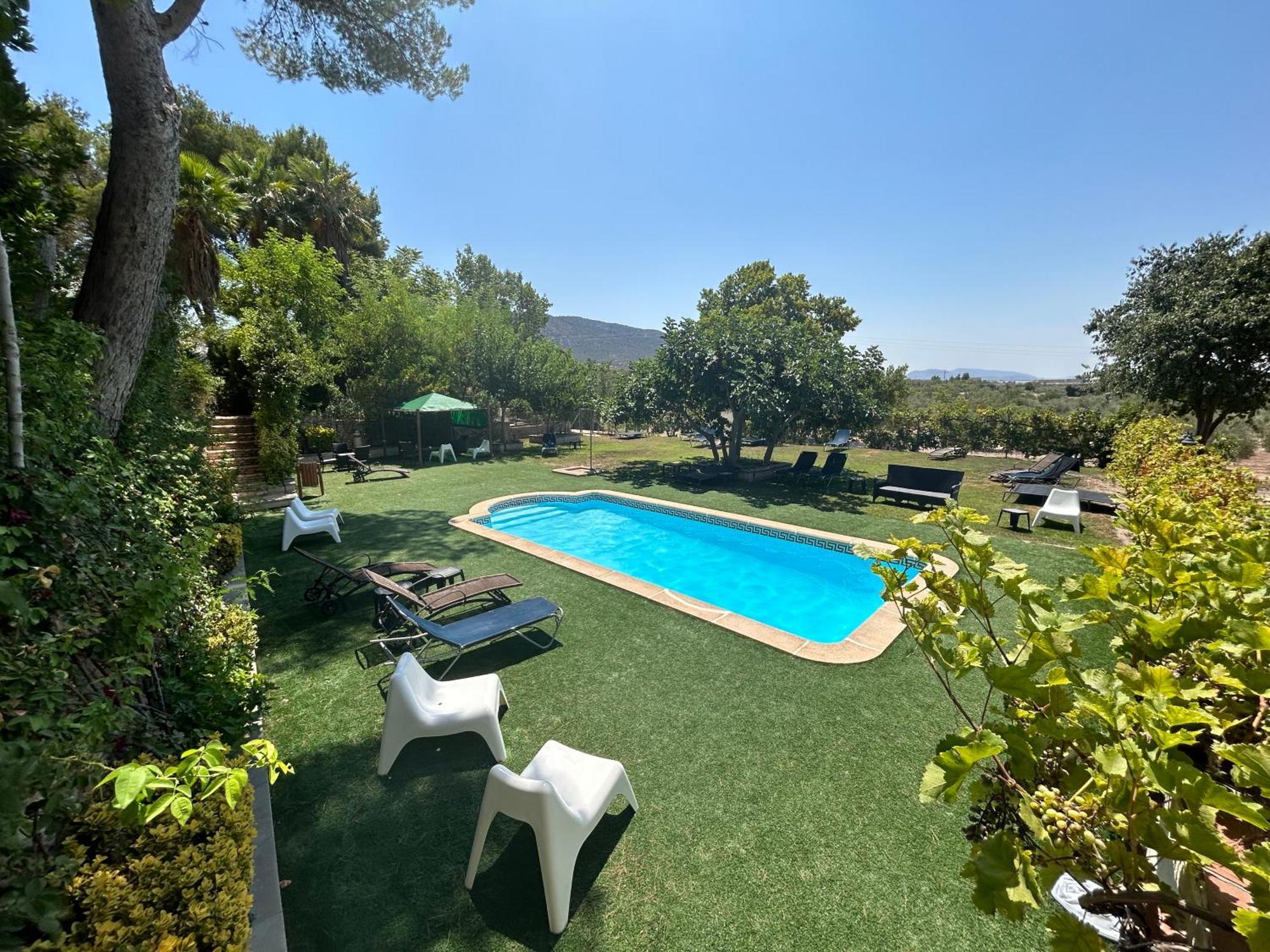 Hotel Rural Castillo De Biar Finca Fanecaes ภายนอก รูปภาพ